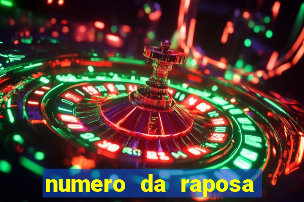 numero da raposa jogo do bicho